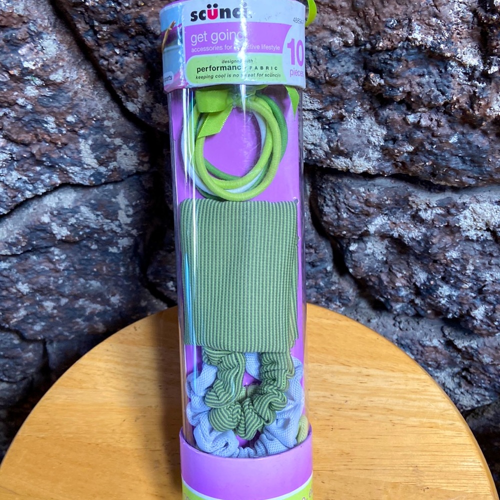 10 piece scrunchie set